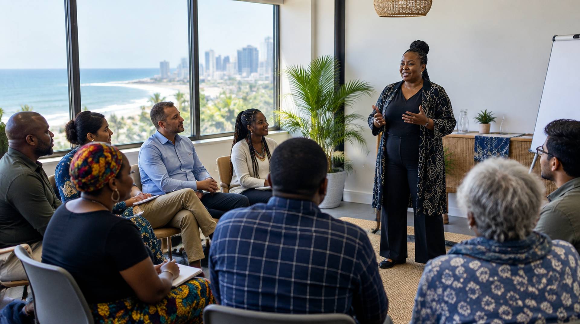 A planning workshop for business owners in Umhlanga