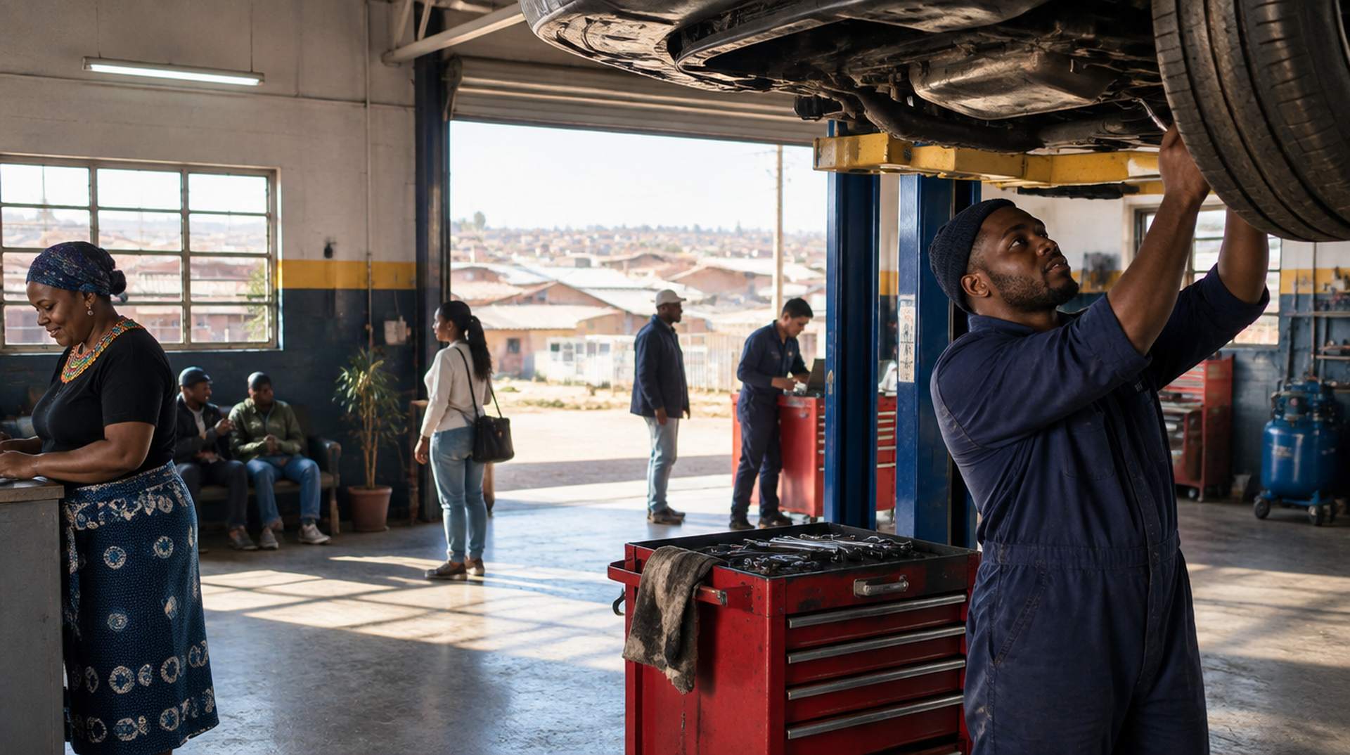 Bay three, where most of our services happen